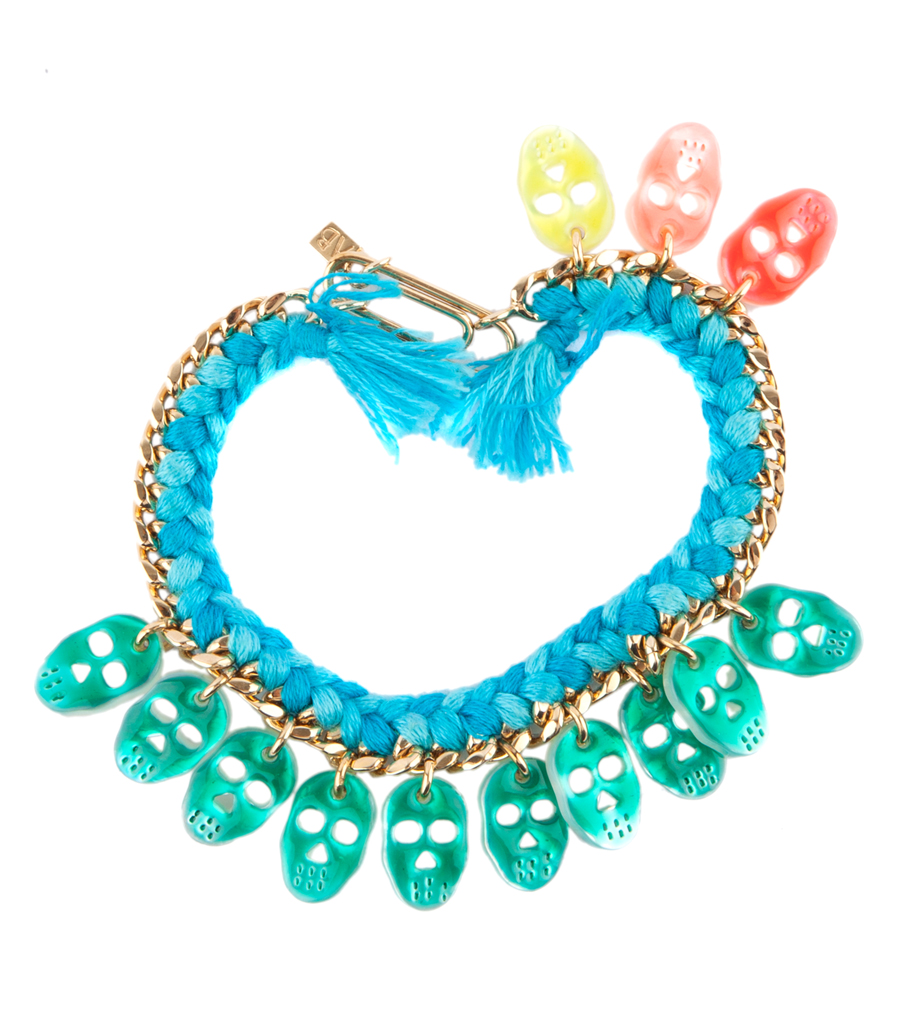AURELIE BIDERMANN  - TAMAR SKULL BRACELET