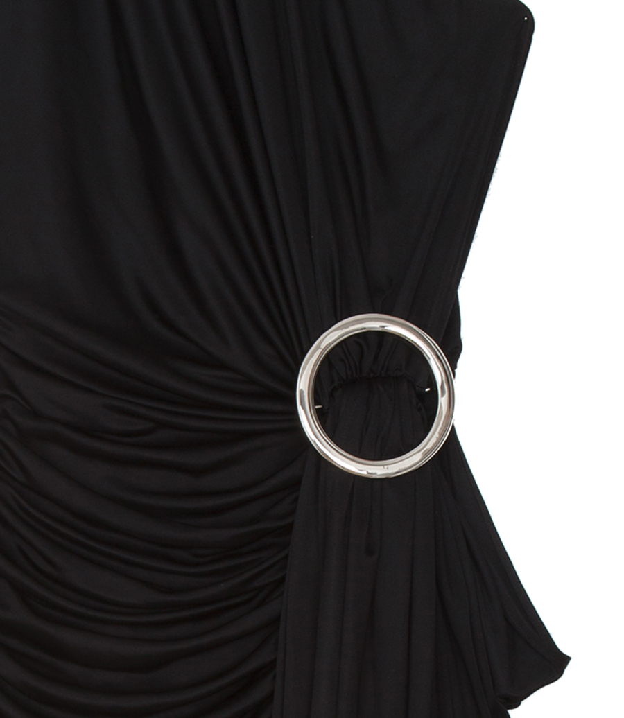 JERSEY ONE SHOULDER DRESS