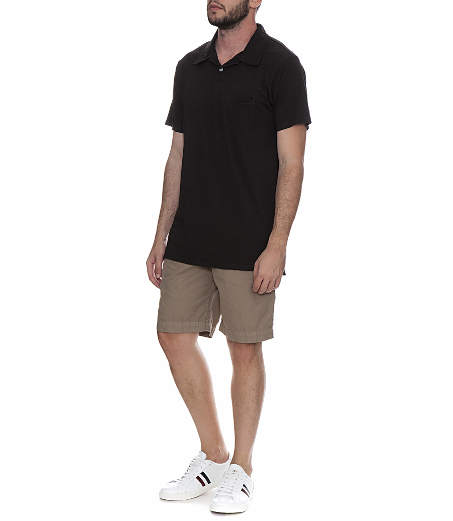 CLASSIC SHORT SLEEVE POLO IN COTTON FT CHEST POCKET