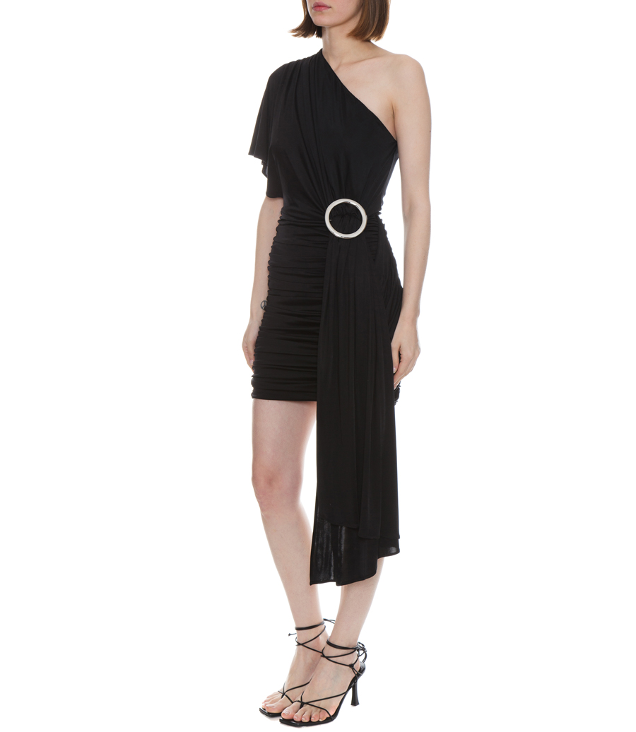 JERSEY ONE SHOULDER DRESS