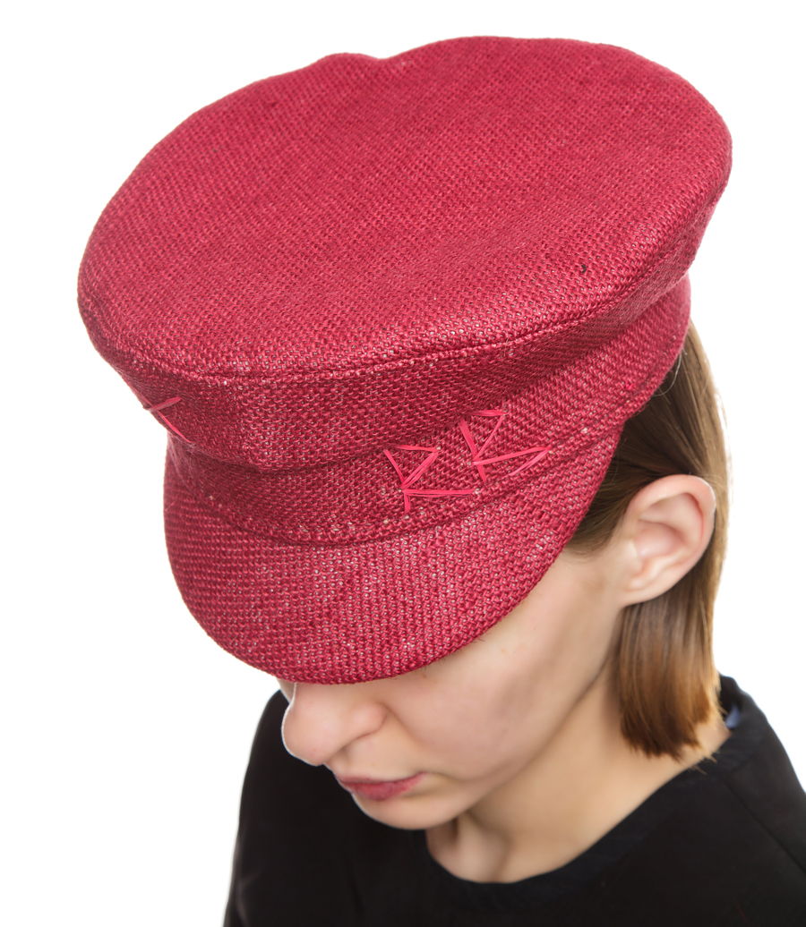 BAKER BOY HAT IN BURGUNDY | Soho Soho Eshop