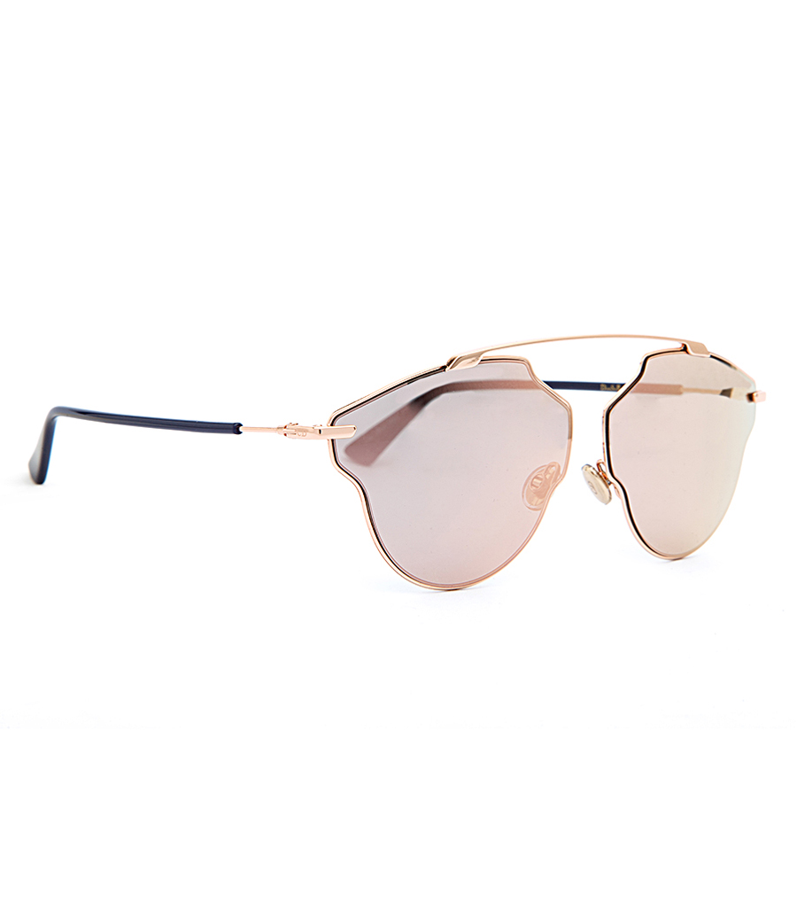 Christian Dior So Real Rise Sunglasses Pink Gold And Silver Sell in a