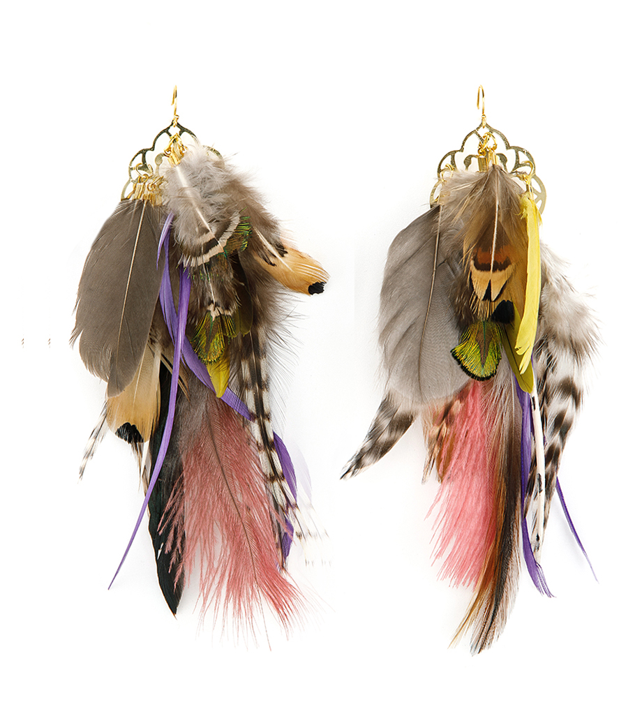 FEATHER COLLECTION FOR SOHO-SOHO - FEATHERS EARRINGS 05