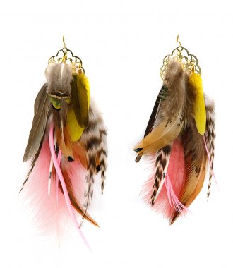FEATHER COLLECTION FOR SOHO-SOHO - FEATHERS EARRINGS 01