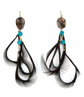 FEATHER COLLECTION FOR SOHO-SOHO - HERONS EARRINGS 01