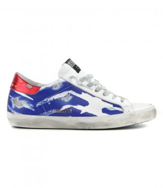 SHOES - WHITE BLUE RED SUPERSTAR SNEAKERS